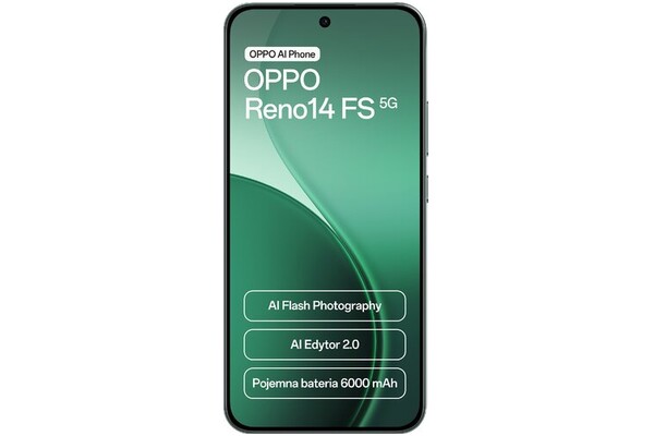Smartfon OPPO Reno14 5G zielony 6.57" 12.0GB/512.0GB