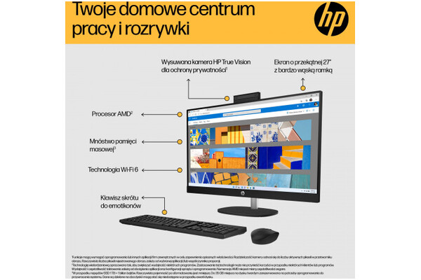 HP 27-cr0222nw 16GB DDR4 Windows 11 Home PL
