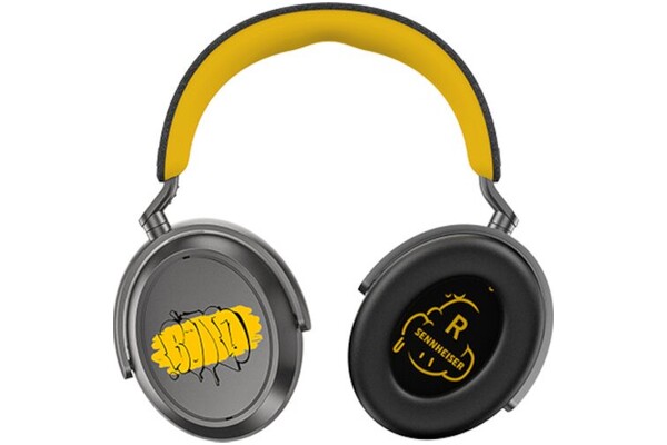 Słuchawki Sennheiser Momentum 4 Nauszne Bezprzewodowe czarno-żółty