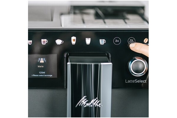 Ekspres MELITTA LatteSelect automatyczny czarny