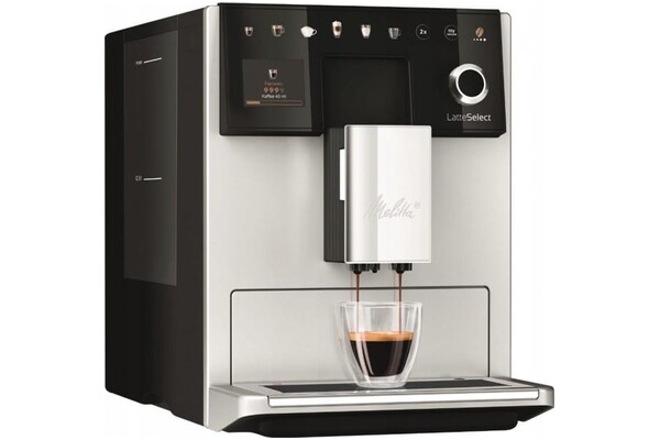 Ekspres MELITTA LatteSelect automatyczny czarno-srebrny