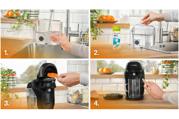 Ekspres Bosch TASSIMO TAS112E kapsułkowy czarny