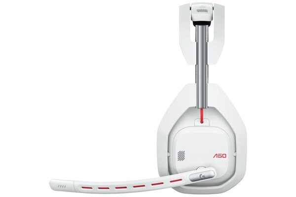 Słuchawki Logitech A50 Nauszne Bezprzewodowe biało-czarny