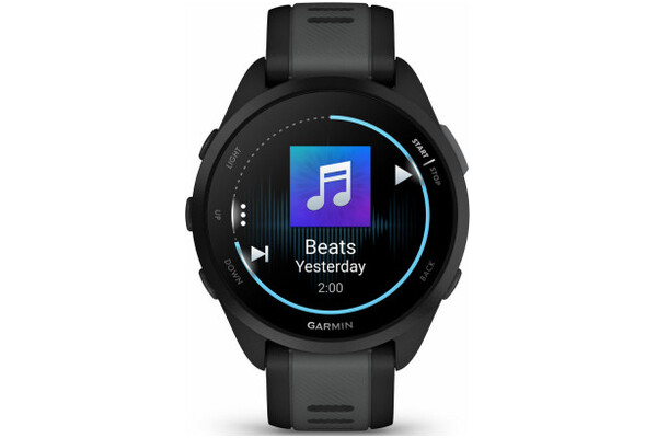 Smartwatch Garmin Forerunner 165 Music czarno-szary