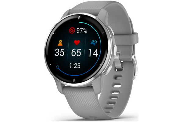 Smartwatch Garmin Venu 2 srebrno-szary