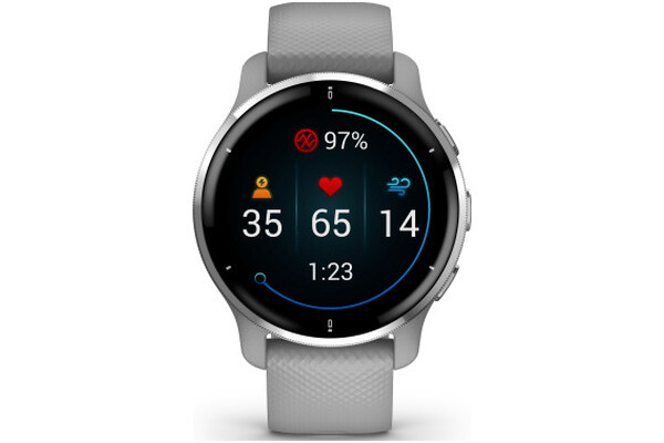 Smartwatch Garmin Venu 2 srebrno-szary