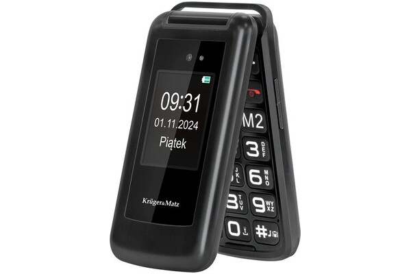 Smartfon Kruger&Matz Simple 931 czarny 2.40" poniżej 0.1GB/poniżej 0.5GB