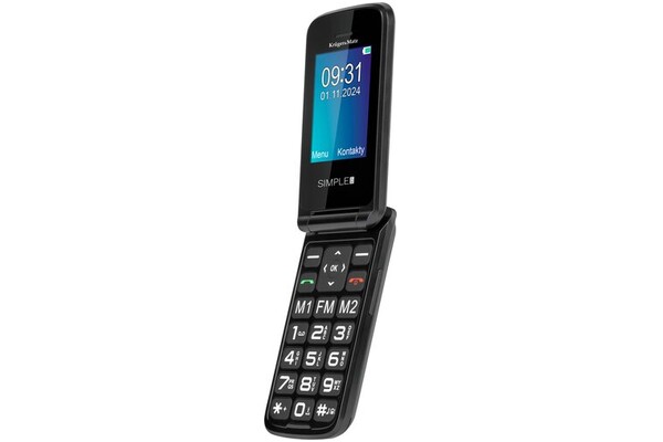 Smartfon Kruger&Matz Simple 931 czarny 2.40" poniżej 0.1GB/poniżej 0.5GB