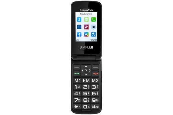 Smartfon Kruger&Matz Simple 931 czarny 2.40" poniżej 0.1GB/poniżej 0.5GB