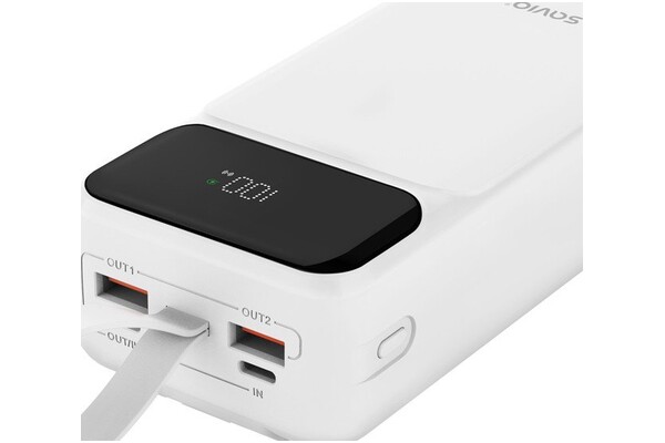 Powerbank SAVIO BA-11 30000mAh biały