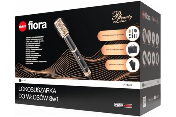 suszarko-lokówka Eldom HTS30 1500W kolor czarno-złoty