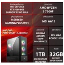 Mad Dog FORGE112-A03DR32 AMD Ryzen 5 32GB DDR5 Nvidia GeForce RTX 5060 8GB 1TB SSD brak