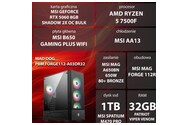 Mad Dog FORGE112-A03DR32 AMD Ryzen 5 32GB DDR5 Nvidia GeForce RTX 5060 8GB 1TB SSD brak