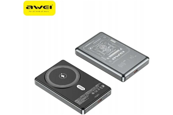 Powerbank Awei PA-31 10000mAh szary