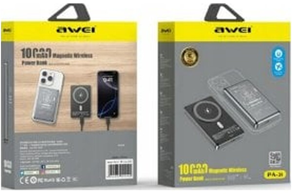 Powerbank Awei PA-31 10000mAh szary