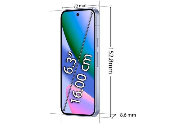 Smartfon Google Pixel 10 5G fioletowy 6.30" 12.0GB/128.0GB