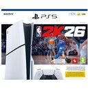 Konsola Sony PlayStation 5 Slim 1TB biało-czarny + NBA 2K26