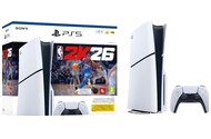 Konsola Sony PlayStation 5 Slim biało-czarny + NBA 2K26