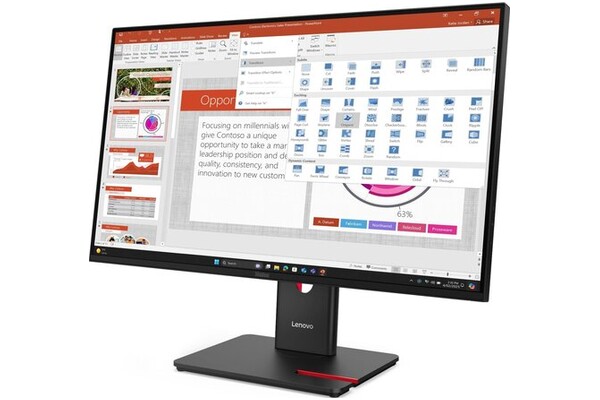 Monitor 27.0" Lenovo ThinkVision T27-40 czarny