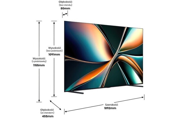 Telewizor Hisense 85" 4K Ultra HD 85U78Q