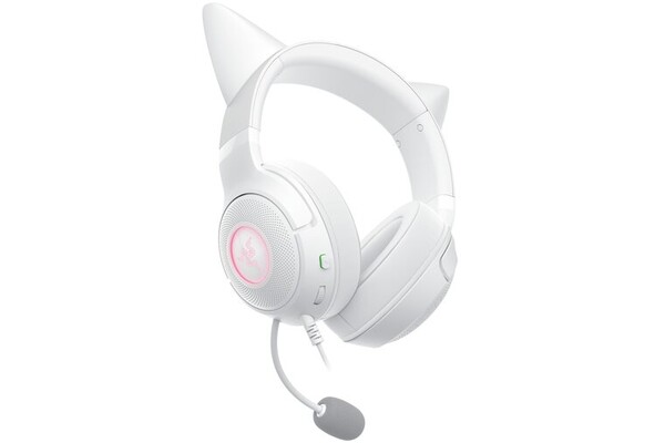 Słuchawki Razer Kraken KItty Edition V2 Nauszne Przewodowe biało-różowy