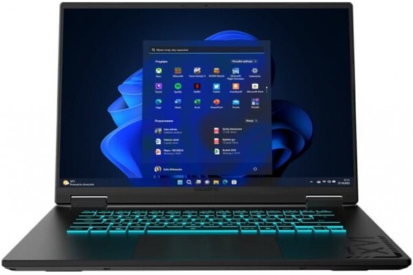 Laptop GIGABYTE A16 16.0" Intel Core i7 13620H NVIDIA GeForce RTX 5050 32GB 1TB SSD Windows 11 Professional czarny