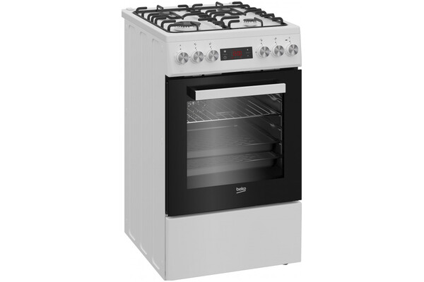 Kuchnia Beko FSE52323DWD płyta gazowa, piekarnik elektryczny