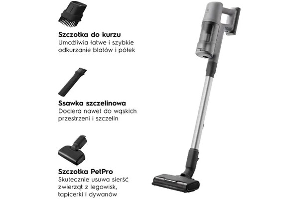 Odkurzacz Electrolux EP61AB21UG pionowy bezworkowy szary