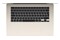 Laptop Apple MacBook Air 15.3" Apple M4 M4 (10 rdz.) 16GB 256GB SSD M.2 macOS złoty