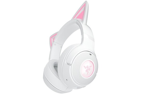 Słuchawki Razer Kraken KItty Edition V2 Nauszne Bezprzewodowe biało-różowy