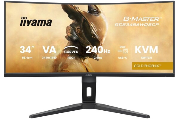 Monitor 34.0" IIYAMA GCB3486WQSCP-B1 niebieski
