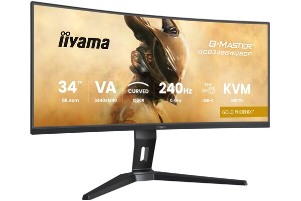Monitor 34.0" IIYAMA GCB3486WQSCP-B1 niebieski