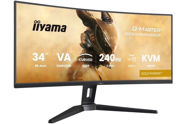 Monitor 34.0" IIYAMA GCB3486WQSCP-B1 niebieski