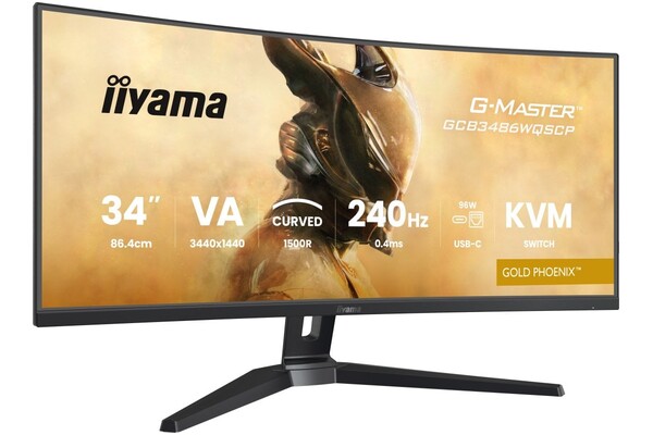 Monitor 34.0" IIYAMA GCB3486WQSCP-B1 niebieski
