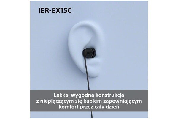 Słuchawki Sony USBC Dokanałowe Przewodowe czarny