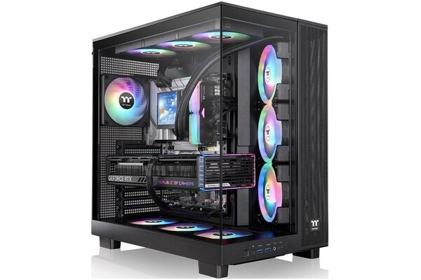 Obudowa PC Thermaltake 38 View TG Midi Tower czarny