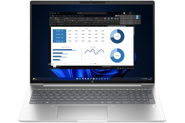 Laptop HP ProBook 460 G11 16.0" Intel Core Ultra 7 155H Intel 32GB 512GB SSD M.2 Windows 11 Home srebrny