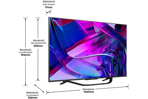 Telewizor Hisense 65U7KQ 65" 4K Ultra HD